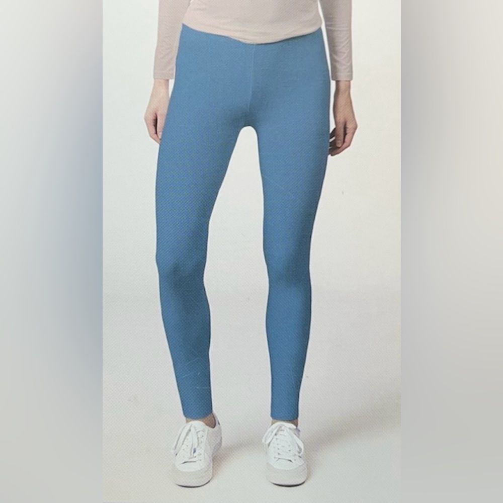 Serra Blue Fleece Lined Leggings, size small (4-6)